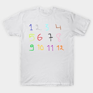 Childish numbers T-Shirt T-Shirt